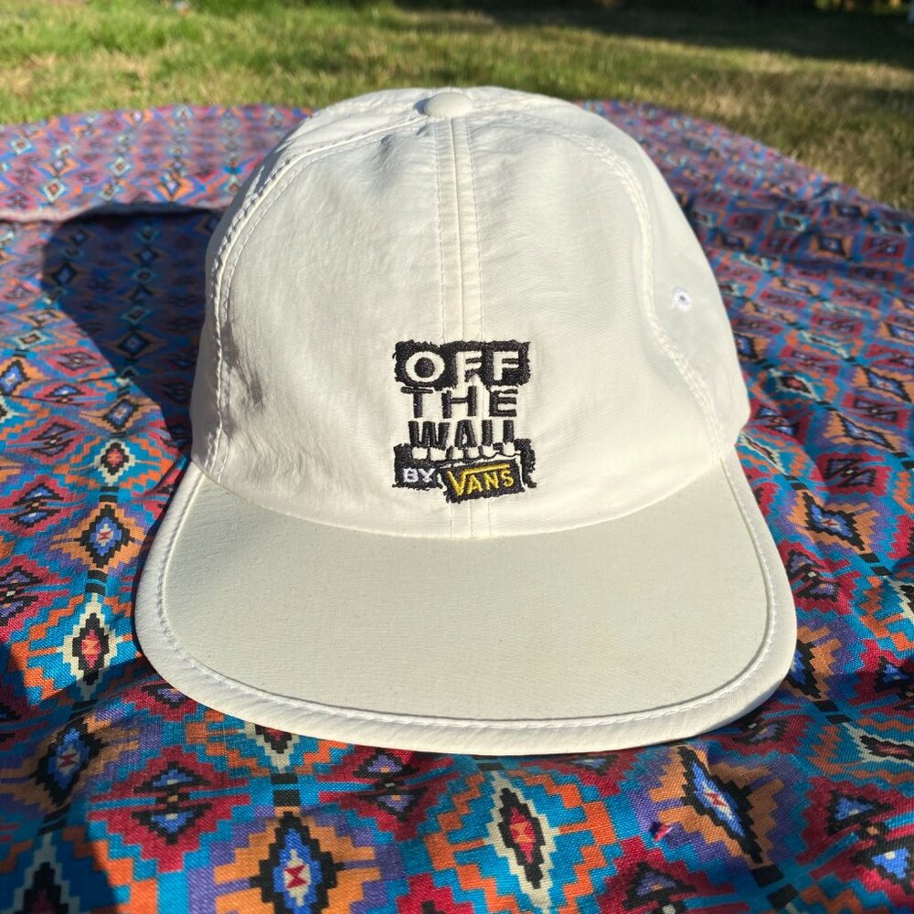 Vans Off The Wall BMX White Painter Hat One Size Fits All Skater Punk Outdoor - Picture 2 of 7